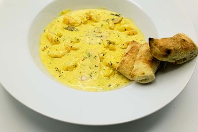 SCAMPIS À L'AIL